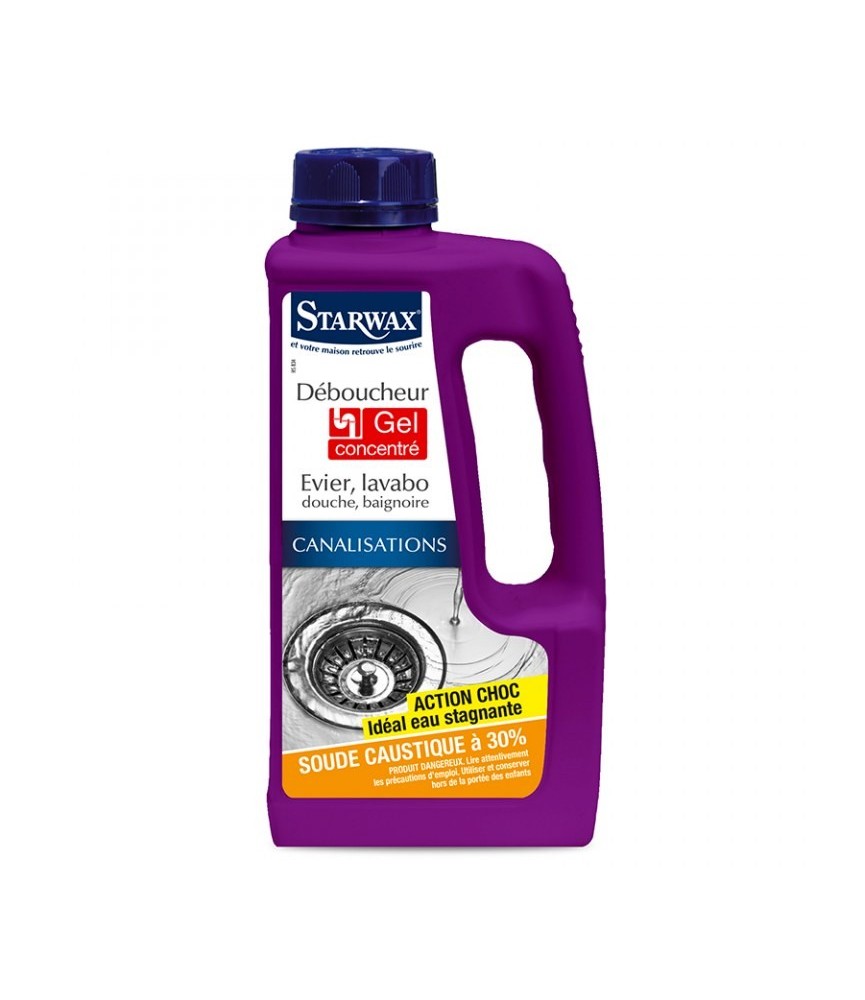 Déboucheur canalisation en gel - Soude + Javel - 1 L - WC NET Déboucheur canalisation en gel - Soude + Javel - 1 L - WC NET