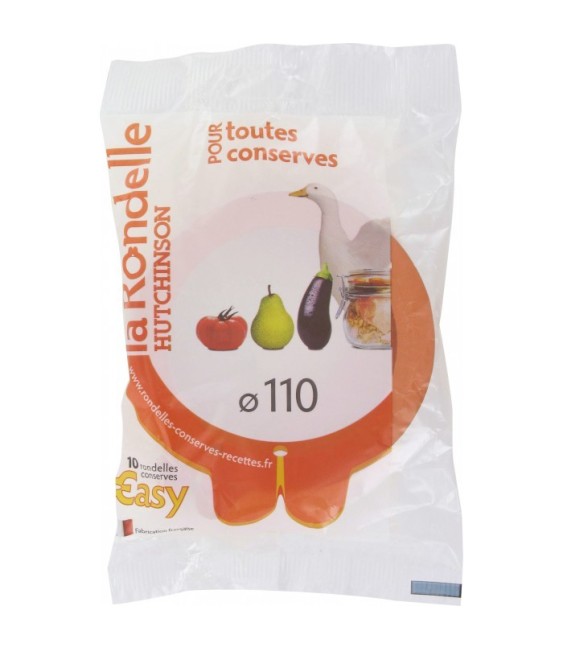 Rondelle universelle 2 nez pour conserves - Lot de 10 - HUTCHINSON