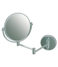 Miroir sur bras articulé - Laiton chromé