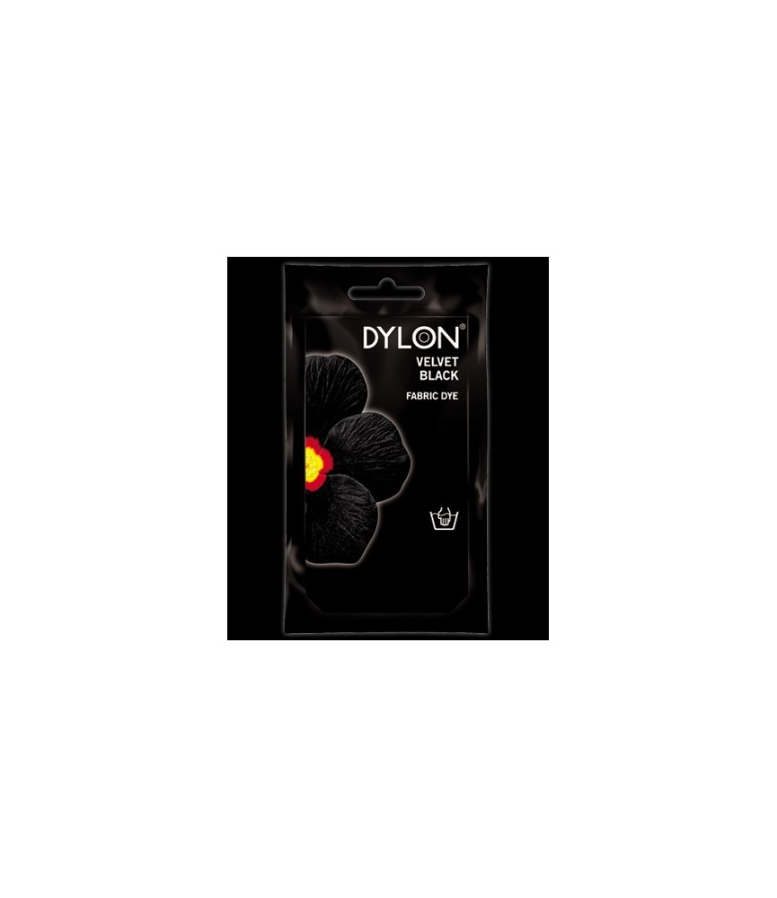 Sachet de teinture pour tissus à la main - Noir - 50 Grs - DYLON Sachet de teinture pour tissus à la main - Noir - 50 Grs - DYLON