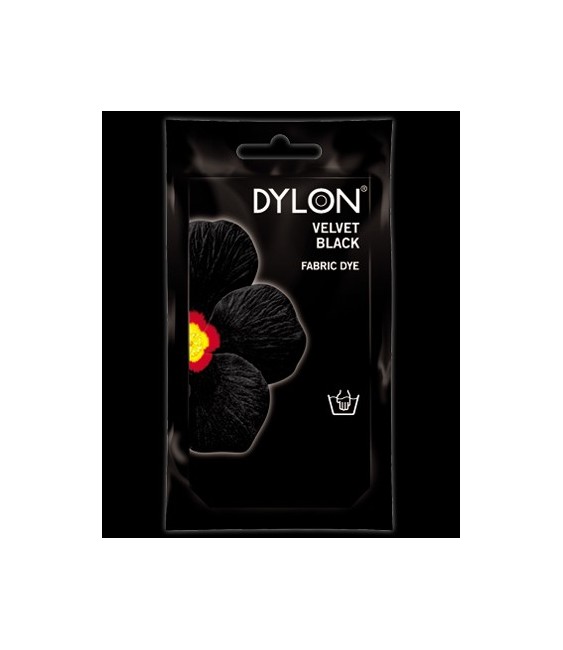 Sachet de teinture pour tissus à la main - Noir - 50 Grs - DYLON