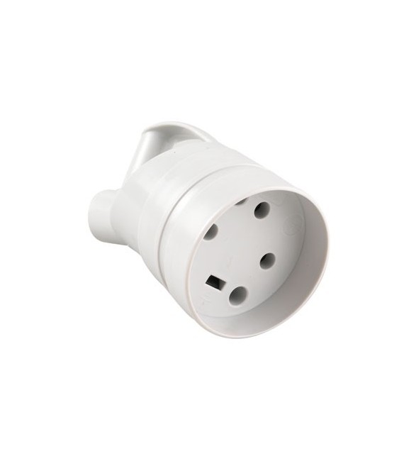 Fiche plastique Femelle 3P+T 20 A - Sortie inclinée - LEGRAND