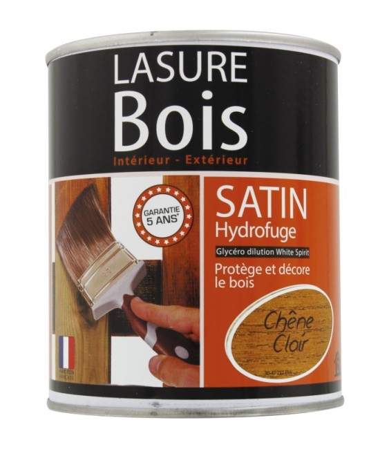 Lasure pour bois - 0.75 L - Chêne clair