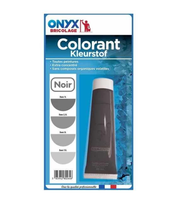 Colorant universel "Colortech" - Noir - 60 ml - ONYX