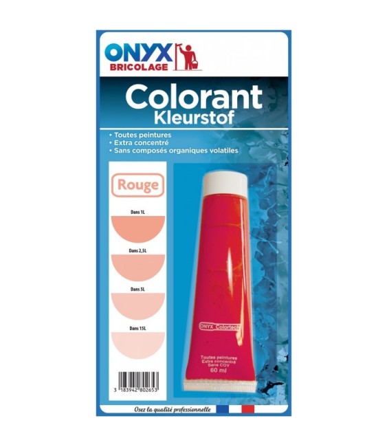 Colorant universel "Colortech" - Rouge - 60 ml - ONYX