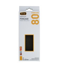 Patin corindon non perforé - Grain 80 - SCID