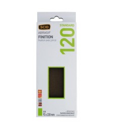Patin corindon non perforé - Grain 120 - SCID