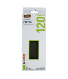 Patin corindon CC 93 perforé A 8T US - Grain 120 - SCID