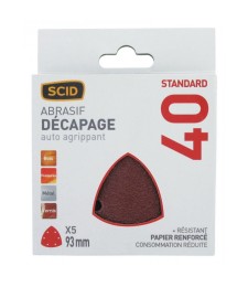 Patin Delta auto-agripant RC 93 x 93 mm - Grain 40 - SCID