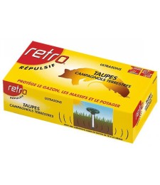Appareils à ultrasons solaire contre les taupes - RETRO