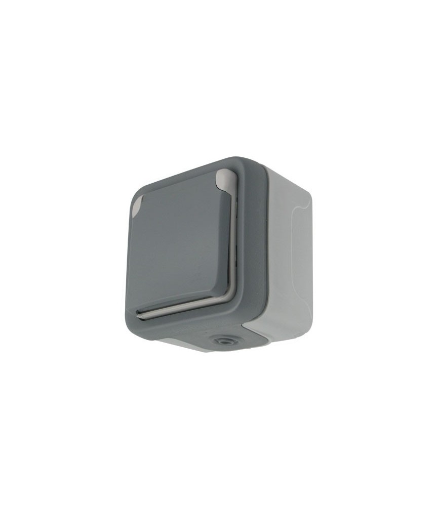 Interrupteur étanche Plexo Gris - 2P + T - 16A - LEGRAND Interrupteur étanche Plexo Gris - 2P + T - 16A - LEGRAND