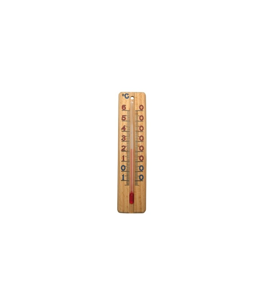 Thermomètre en bois - 137 x 30 mm - STIL