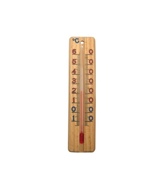 Thermomètre en bois - 137 x 30 mm - STIL