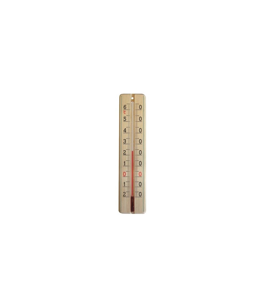 Thermomètre bois - 220 x 48 mm Thermomètre bois - 220 x 48 mm