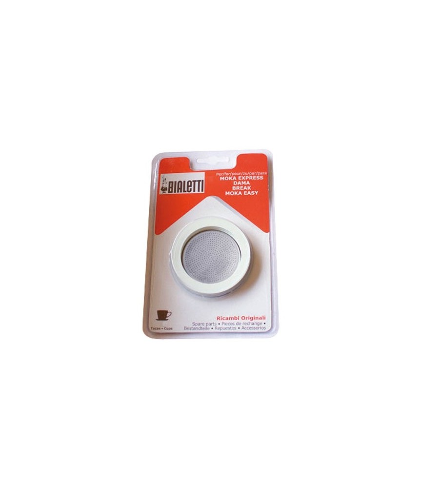 Joint + filtre pour cafetière Bialetti Moka Express - 3 Tasses Joint + filtre pour cafetière Bialetti Moka Express - 3 Tasses