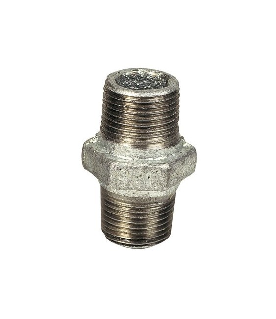 Mamelon en fonte galvanisé Mâle 280 - 12 x 17 mm - CAP VERT
