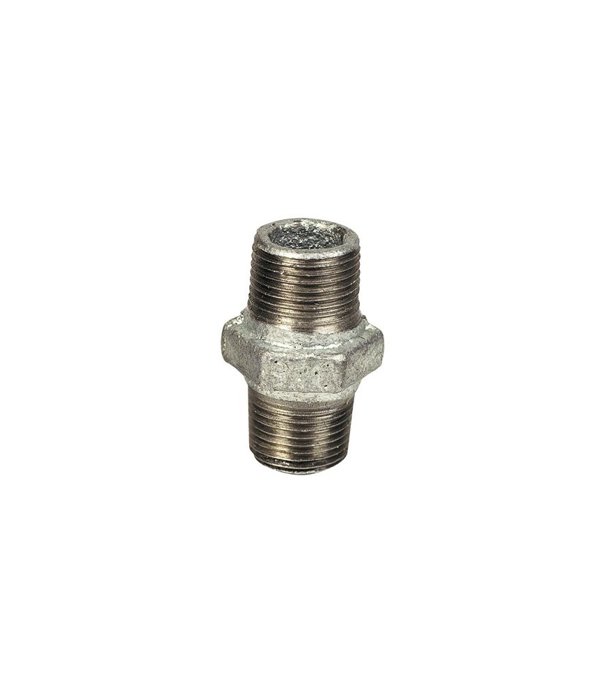 Mamelon en fonte galvanisé Mâle 280 - 20 x 27 mm - CAP VERT Mamelon en fonte galvanisé Mâle 280 - 20 x 27 mm - CAP VERT