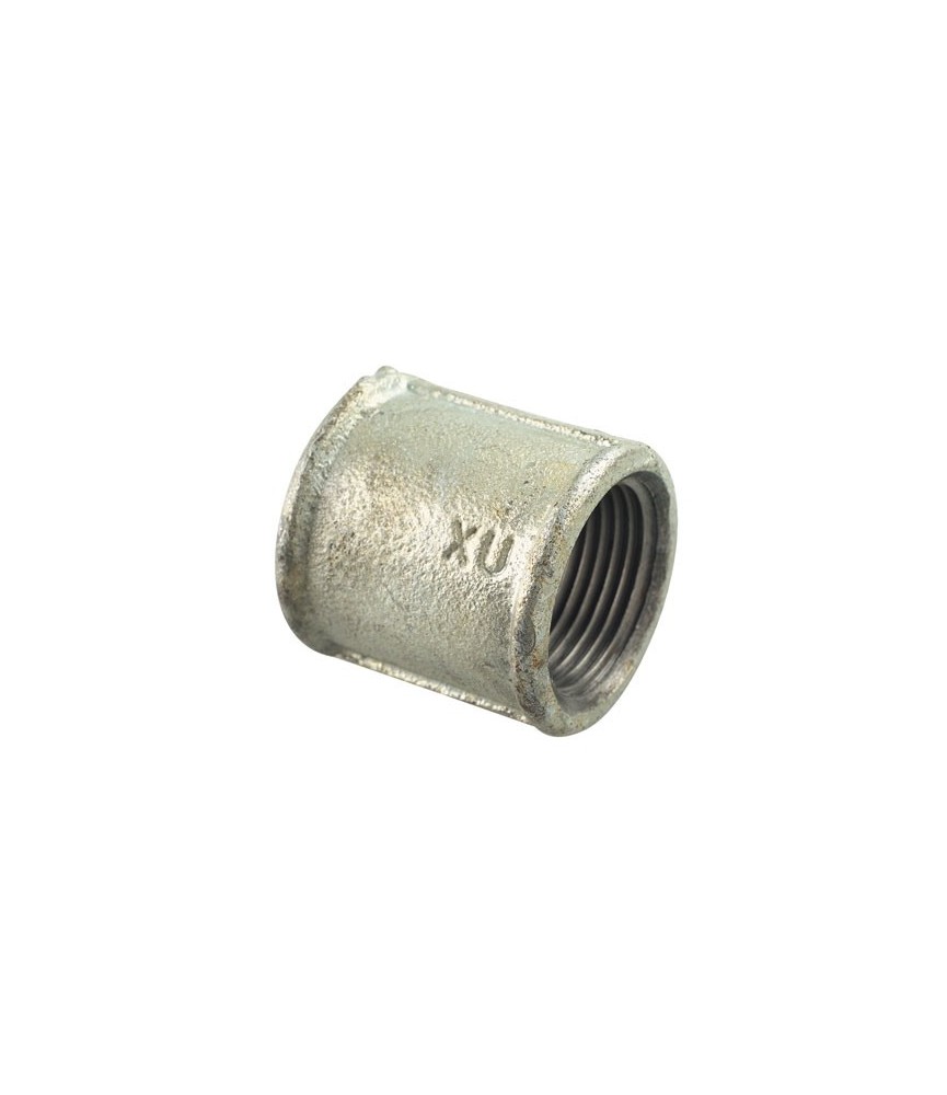 Manchon en fonte galvanisé égal femelle 270 - 15 x 21 mm - CAP VERT