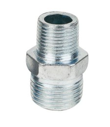 Manchon en fonte galvanisé Mâle / Mâle 245 - 15 x 21 mm / 20 x 27 mmmm - CAP VERT