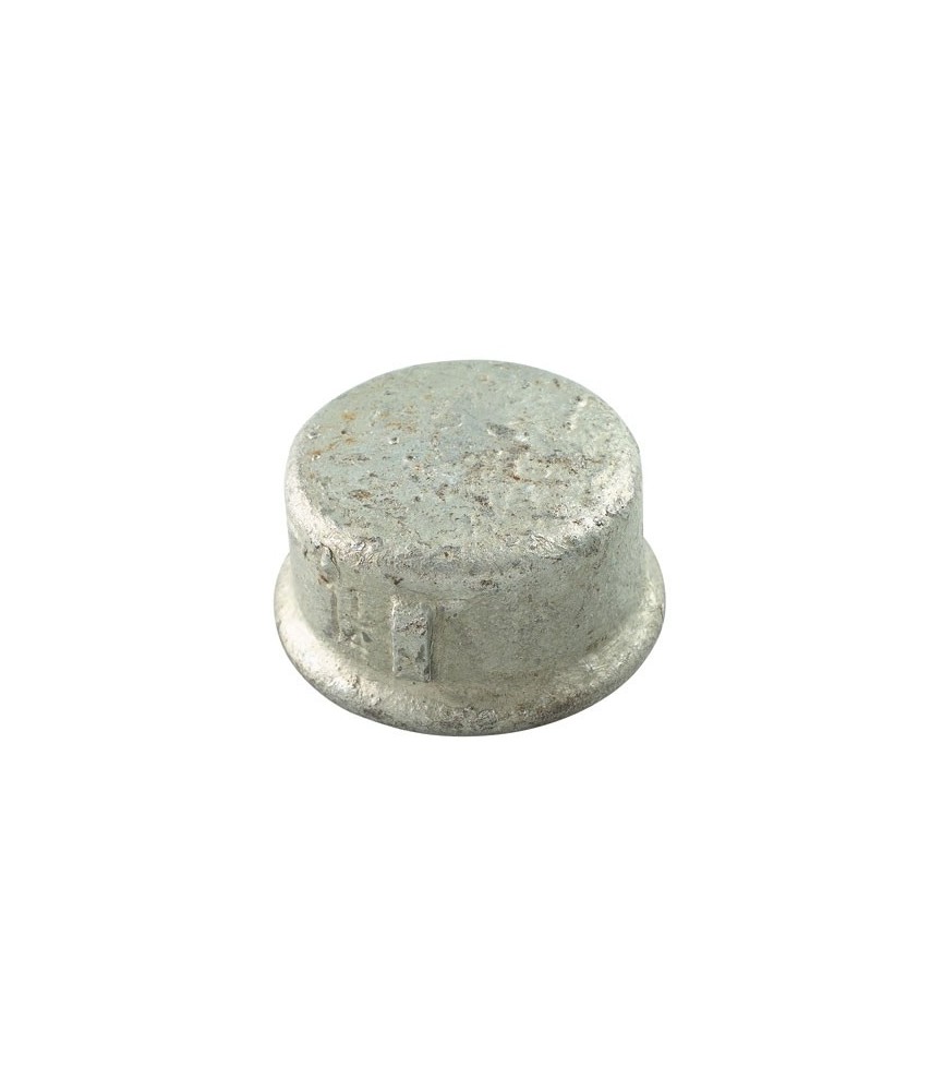 Bouchon rond en fonte galvanisée Femelle 300 - 33 x 42 mm - CAP VERT