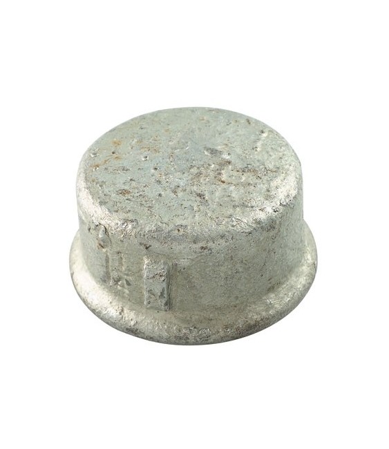 Bouchon rond en fonte galvanisée Femelle 300 - 33 x 42 mm - CAP VERT