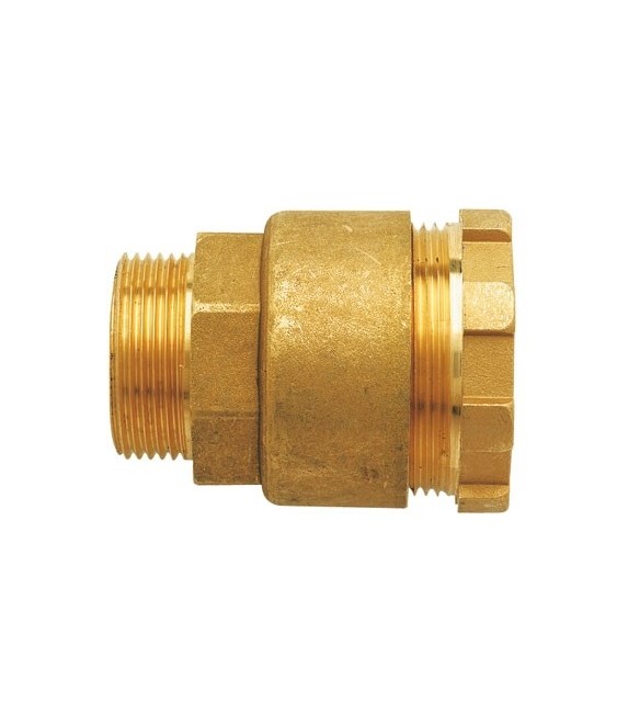 Raccord droit Mâle en laiton -  20 mm - HUOT