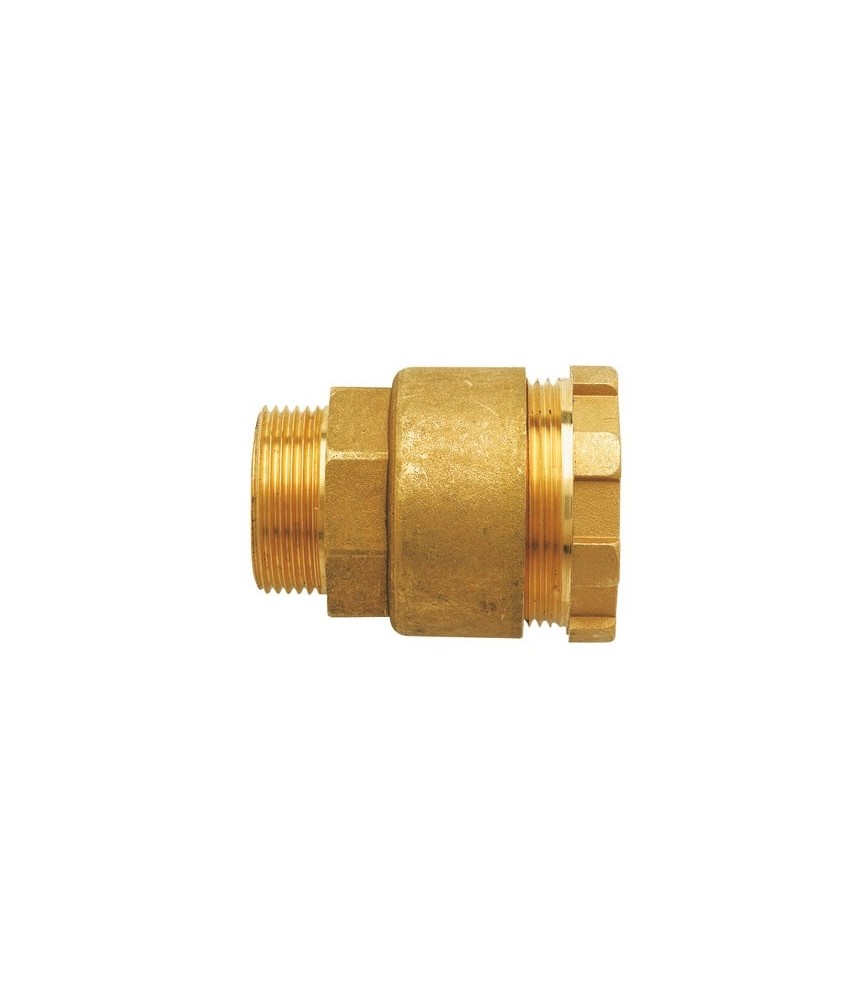 Raccord droit Mâle en laiton -  32 mm - HUOT