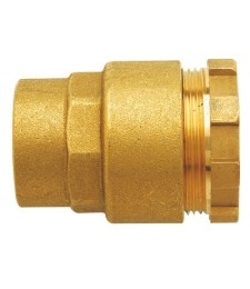 Raccord droit Femelle en laiton -  20 mm - HUOT