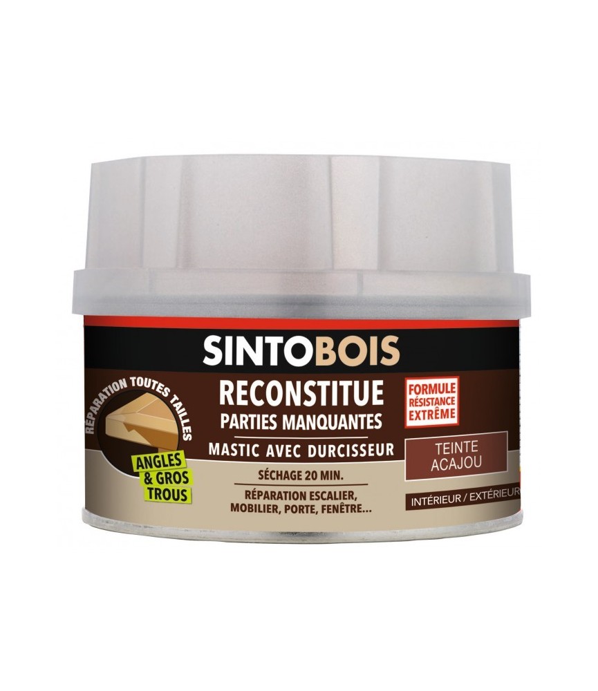 Mastic à bois - Chêne - Boîte de 170 ml - SINTOBOIS Mastic à bois - Chêne - Boîte de 170 ml - SINTOBOIS