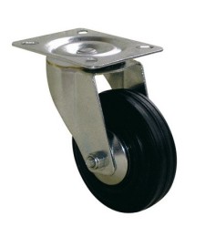 Roulette Port-roll Manutal pivotante - 68 x 50 mm - GUITEL