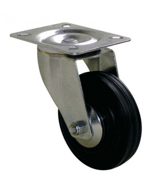 Roulette Port-roll Manutal pivotante - 107 x 80 mm - GUITEL