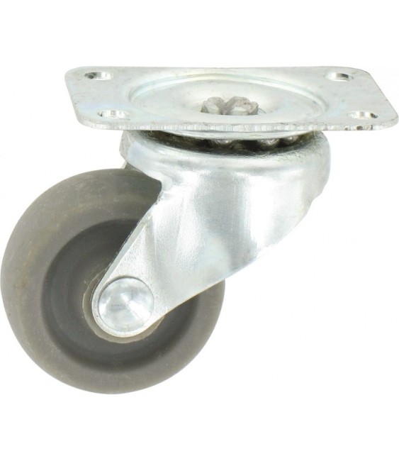 Roulette Mini-Roll à platine pivotante - 42 x 32 mm - GUITEL