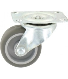 Roulette Mini-Roll à platine pivotante - 54 x 42 mm - GUITEL