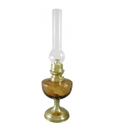 Lampe à pétrole Verre ambré - 490 mm - GAUDARD