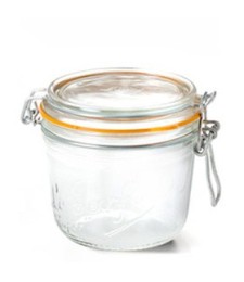 Lot de 6 bocaux de Terrine LE PARFAIT "Super" -  100 mm - 500 Grs