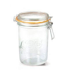 Lot de 6 bocaux de Terrine LE PARFAIT "Super" -  100 mm - 1000 Grs
