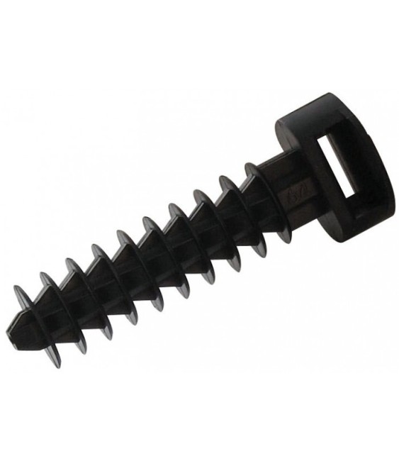 Embase à cheville Standard Noir - Lot de 100 pièces - LEGRAND