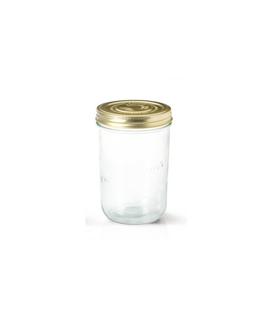 Lot de 6 bocaux de Terrine LE PARFAIT "Familia Wiss" -  110 mm - 1000 Grs