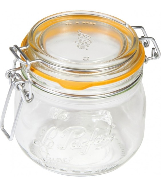 Lot de 6 bocaux LE PARFAIT "Super" -  85 mm - 0.5 L - LE PARFAIT