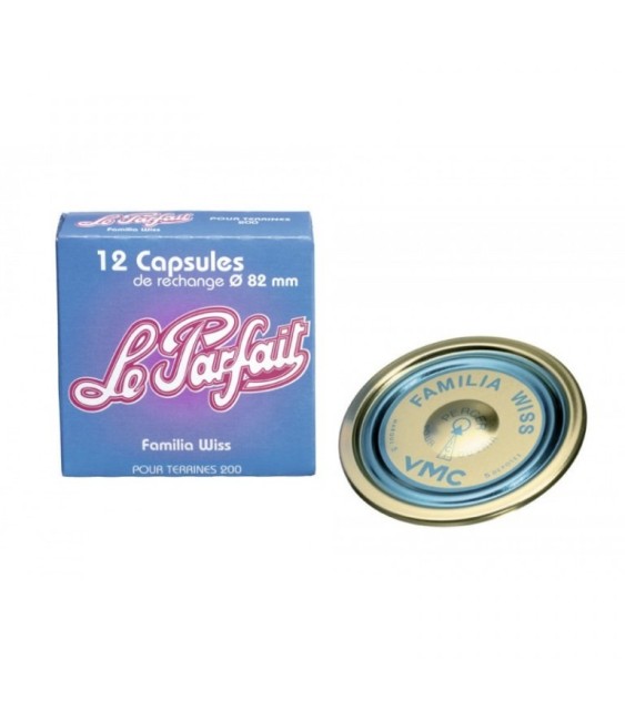 Capsule LE PARFAIT Familia Wiss -  82 mm - Bleu - Boîte de 12