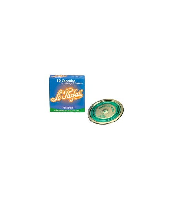 Capsule LE PARFAIT Familia Wiss -  100 mm - Verte - Boîte de 12