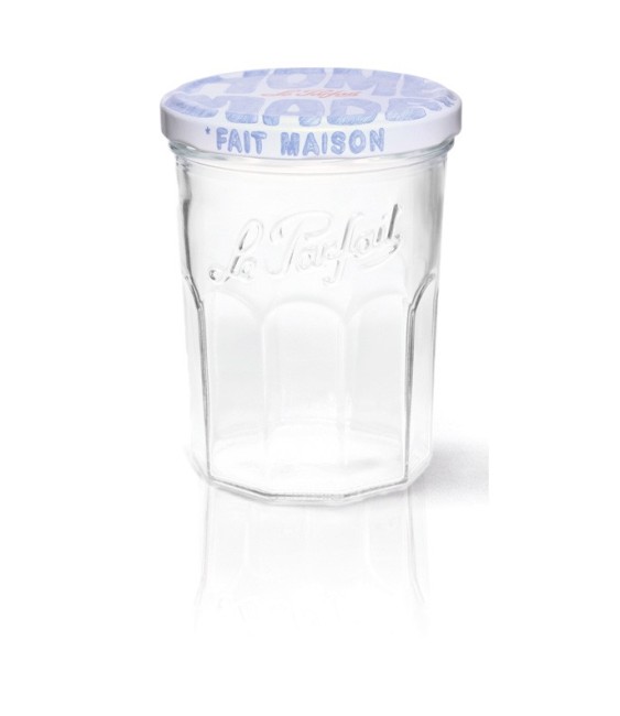Lot de 6 Bocaux Confituriers LE PARFAIT - Avec capsule -  82 mm - 385 ml