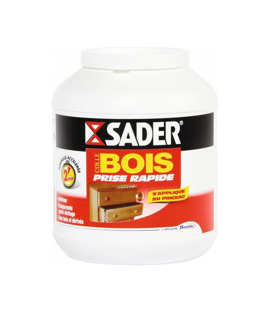 Colle à bois - Prise rapide - 650 Grs - SADER