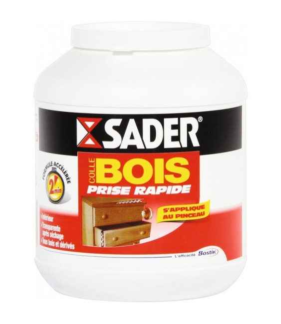 Colle à bois - Prise rapide - 650 Grs - SADER