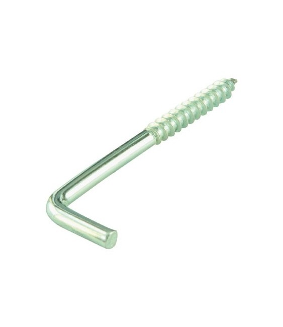 Gond à vis en acier zingué -  3 x 40 mm - Lot de 6 - FIX'PRO