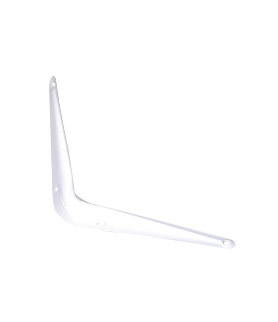 Console équerre laquée blanche - 200 x 250 mm