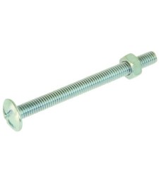 Boulon poêlier acier zingué -  4 x 20 mm - Lot de 6 - FIX'PRO