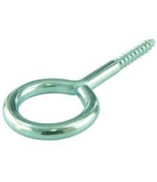 Piton à visser acier zingué - 3.8 x 25 mm - Lot de 5 - FIX'PRO