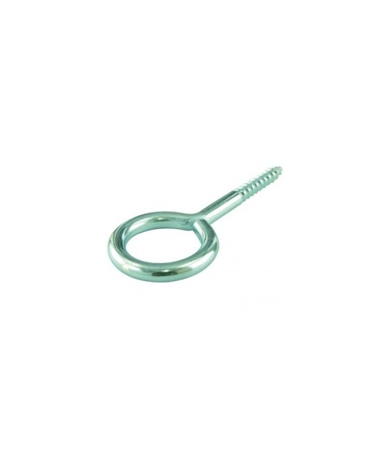 Piton à visser acier zingué - 3.8 x 25 mm - Lot de 5 - FIX'PRO