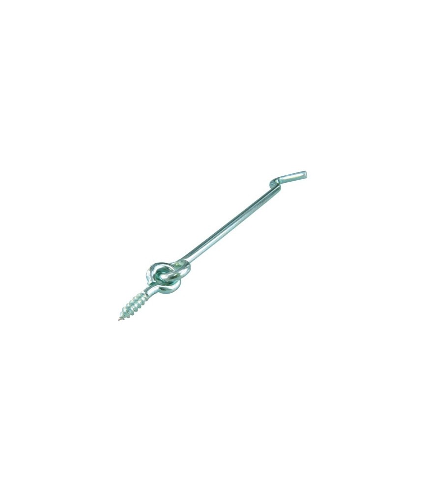 Crochet de contrevent en acier zingué - 100 mm - Lot de 2 - FIX'PRO Crochet de contrevent en acier zingué - 100 mm - Lot de 2 - FIX'PRO
